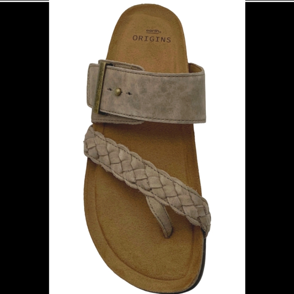 Earth Origins Braided Toe Onida Cocoa Sandal